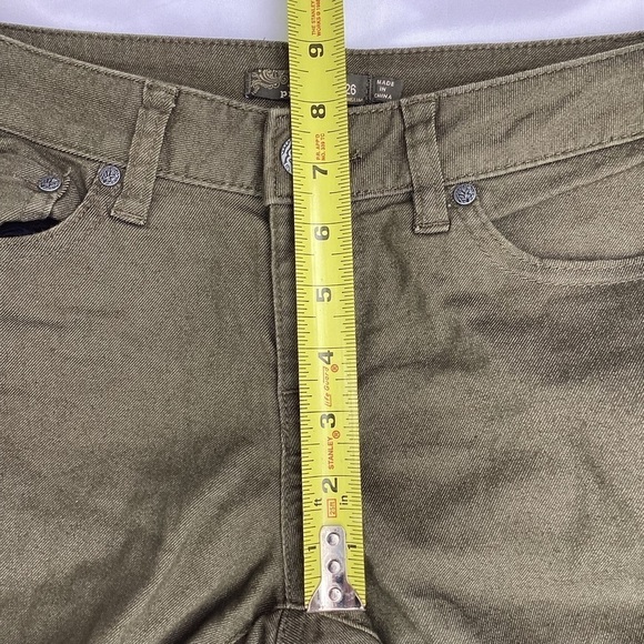Prana Women’s Green Kayla Jean Size 2/26 - Picture 6 of 9